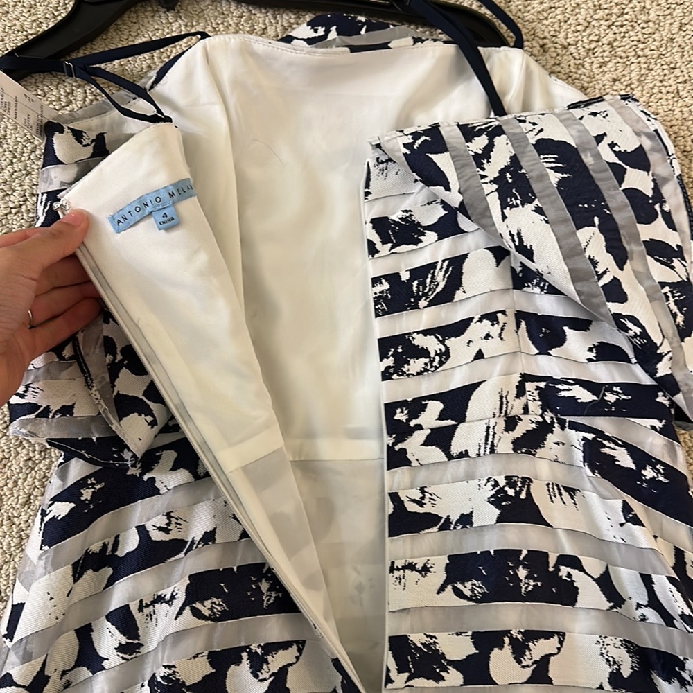 Patterned Cocktail Dress - Picture 10 of 14